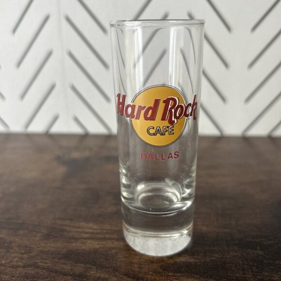 Lot of 5 Hard Rock 4” Double Shot Glasses Various Cities Nashville Atlantic City - Picture 5 of 6